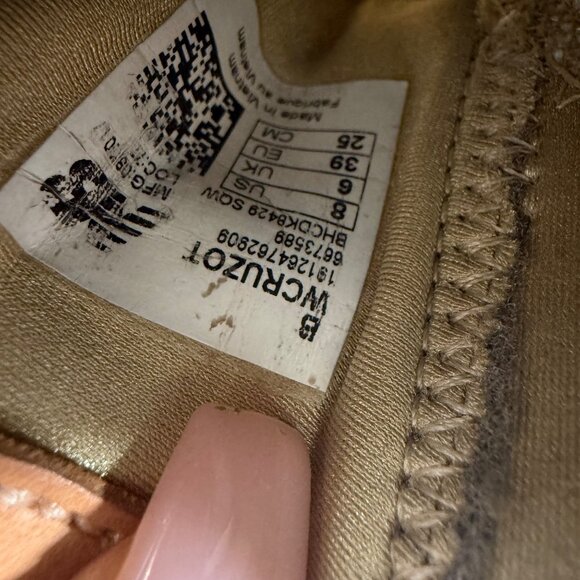 New Balance Fresh Foam Cruz Knit Tan Athletic Running Sneakers, Size 8 - Picture 6 of 10